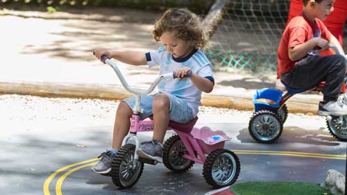 Circuito de triciclos para los mas chicos