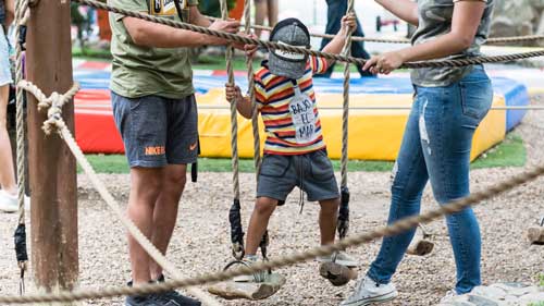 Travesia / carrera de obstaculos para niños